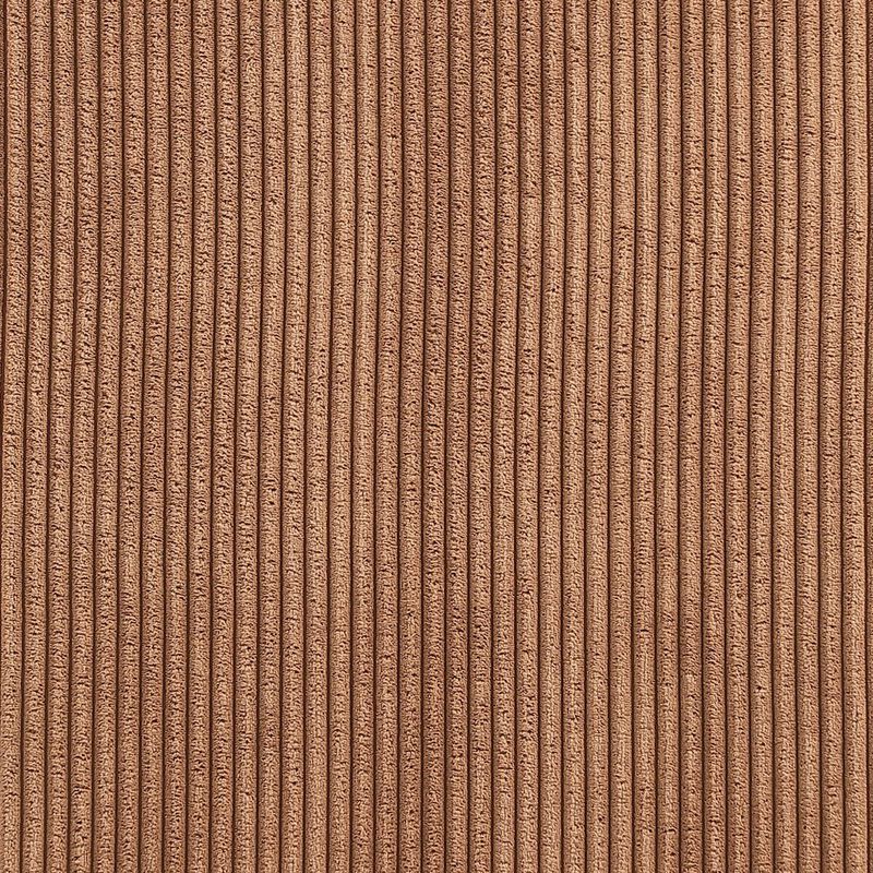 Meridian Furniture Benson Saddle Microsuede Corduroy Fabric Dining Chair, Set of 2