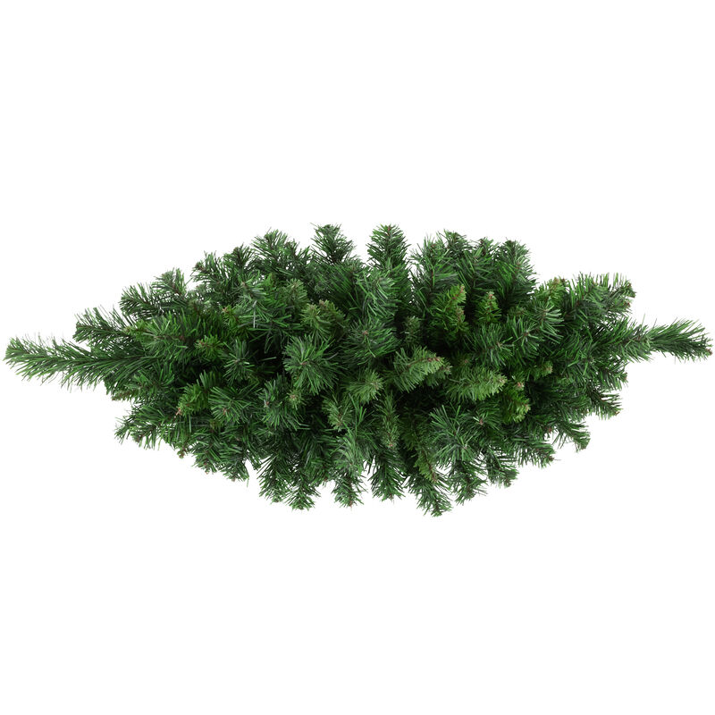 32" Green Lush Mixed Pine Artificial Christmas Swag - Unlit image number 0