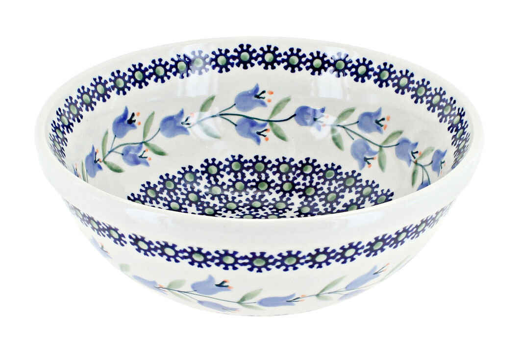 Blue Rose Polish Pottery Sunshine Grotto Cereal/Soup Bowl