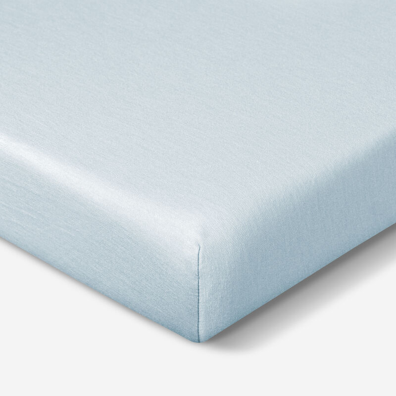 Hyper-Wool Crib Sheet - Baby Blue