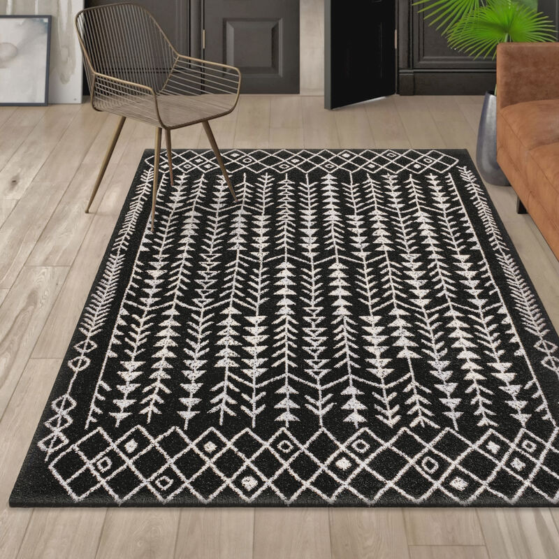 Ziri Moroccan Geometric Area Rug