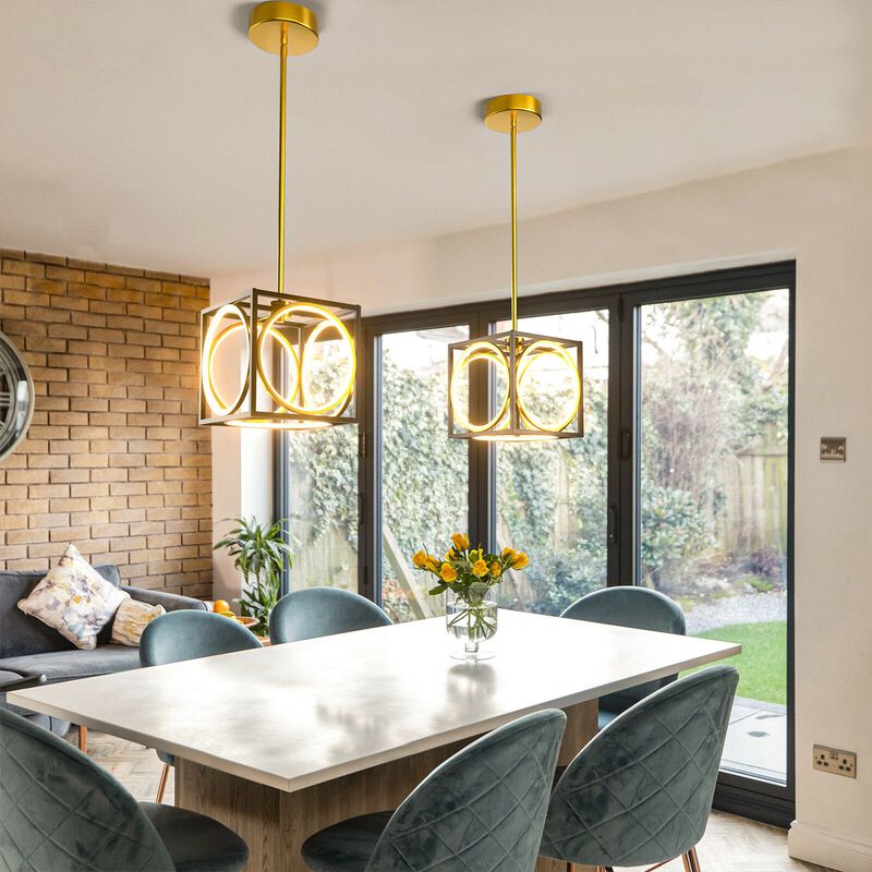 Modern LED Pendant Light with 42 Inches Adjustable Suspender