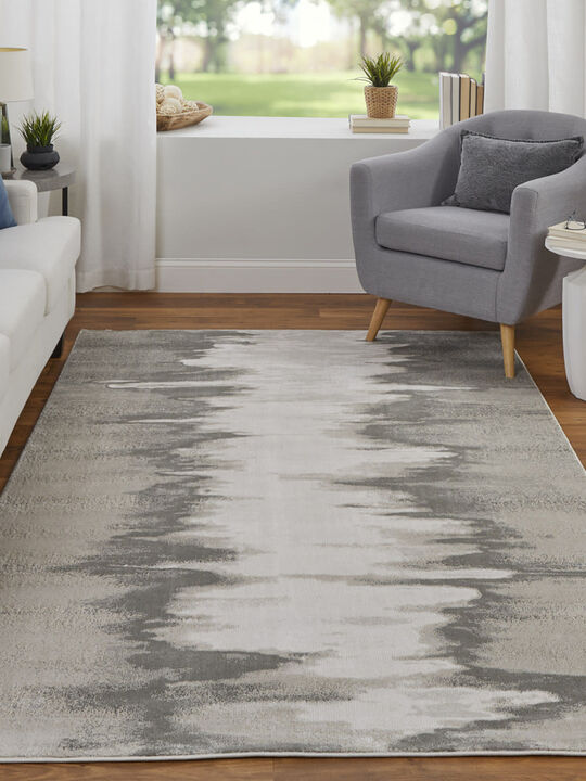 Micah 39LQF 3'11" x 6' Gray/Taupe/Ivory Rug