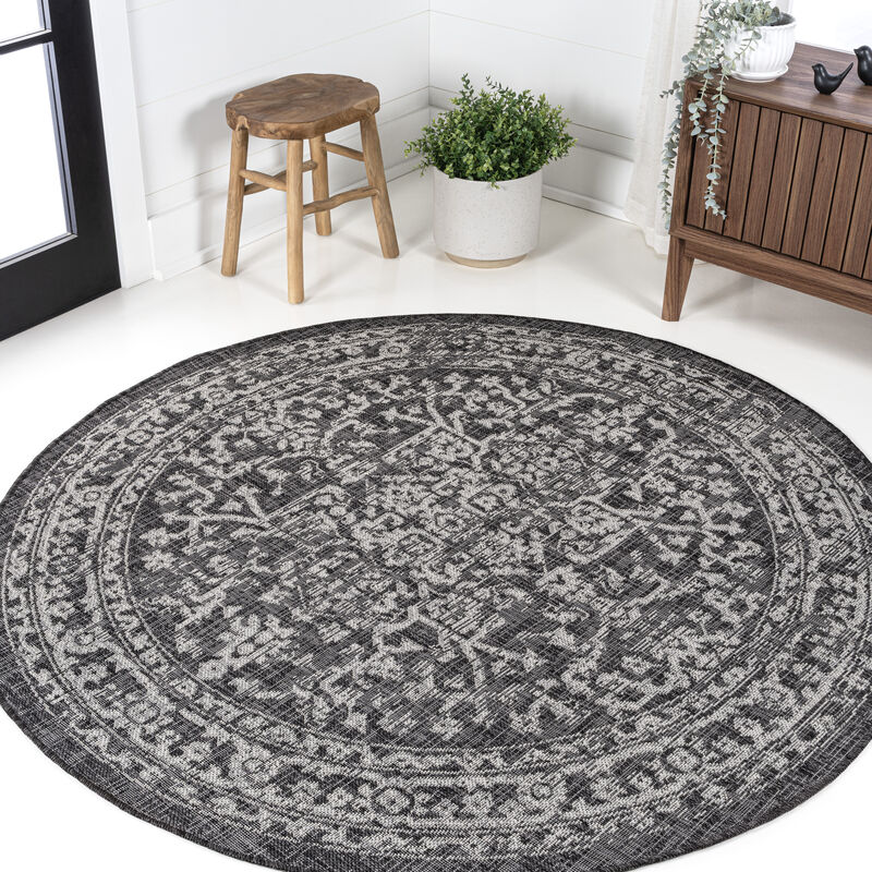 Malta Bohemian Medallion Textured Weave Area Rug