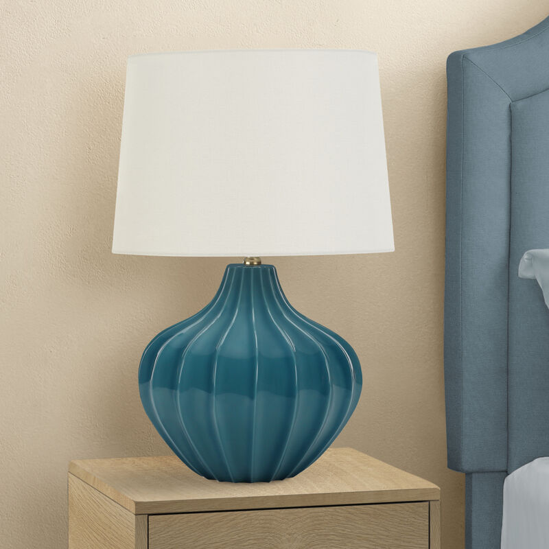 ELEMENT ACE Transitional 24 Inch Table Lamp Elegant Accent Lighting Perfect for Living Room Bedroom Home Office Nightstand End and Side Table Illumination image number 6