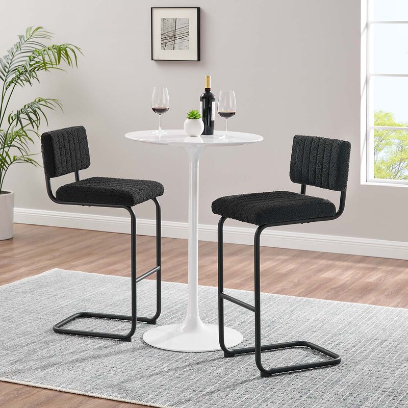 Parity Boucle Bar Stools - Set of 2 image number 1