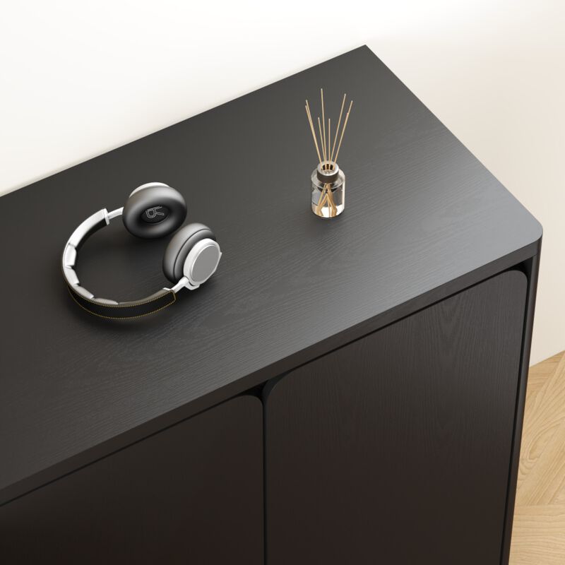 Boxpex 4-Door Sideboard Buffet Cabinet image number 6