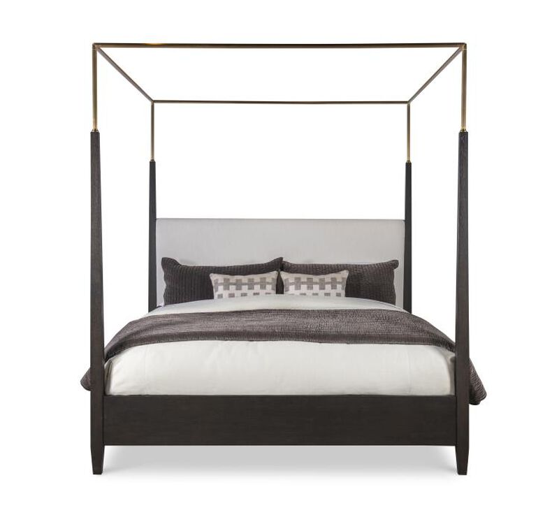 Cadence Mocha King Canopy Bed image number 0