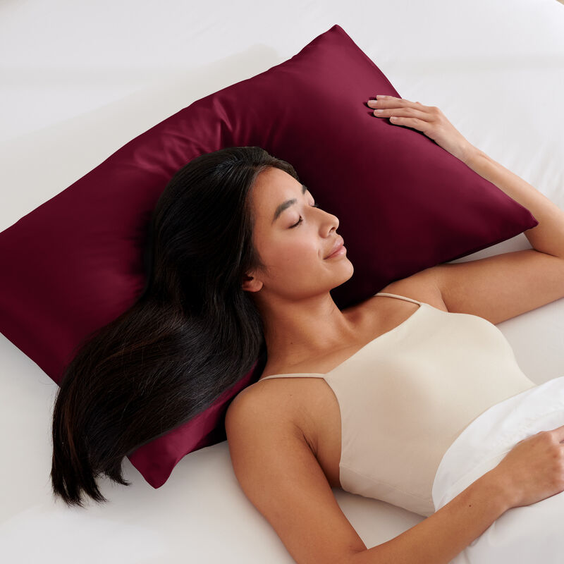 1 Pc 100% Mulberry Silk Pillowcase for Hair and Skin, 19 Momme Silk image number 2
