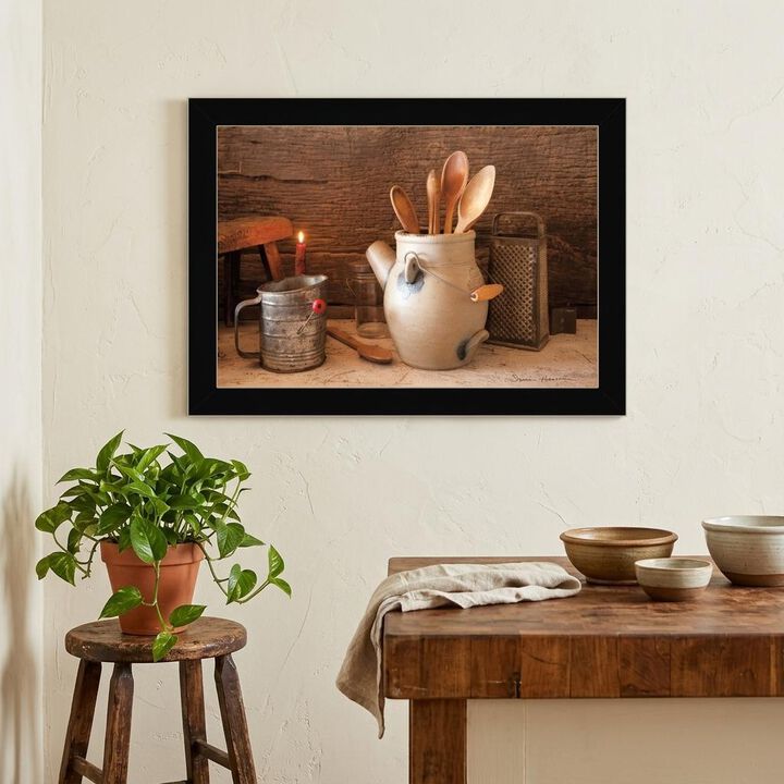 HomeRoots Grandmas Kitchen Tools 1 Framed Print Kitchen Wall Art