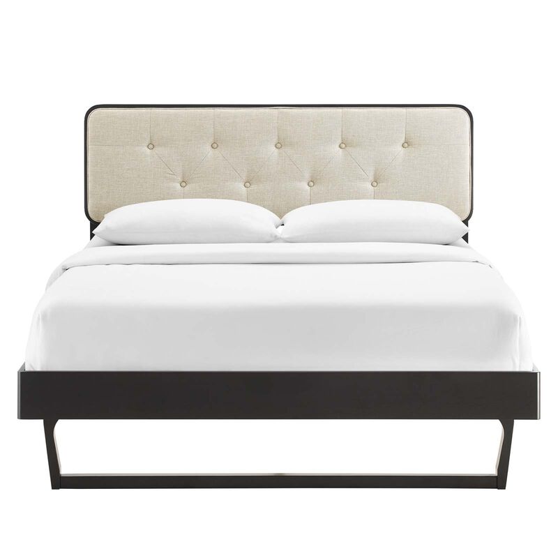 Modway - Bridgette Full Wood Platform Bed with Angular Frame image number 4