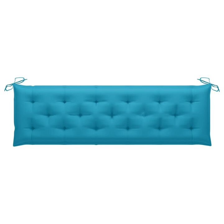 vidaXL Garden Bench Cushion Light Blue 70.9"x19.7"x2.8" Fabric