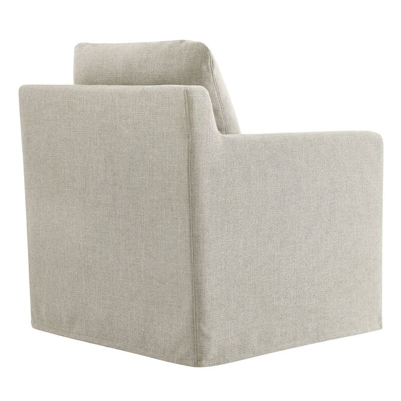 Modway Serene Fabric Slipcovered Swivel Armchair