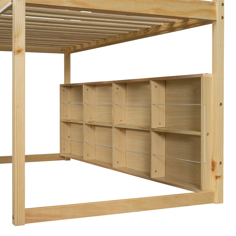 Wadnek Loft Bed House-shaped Frame image number 7
