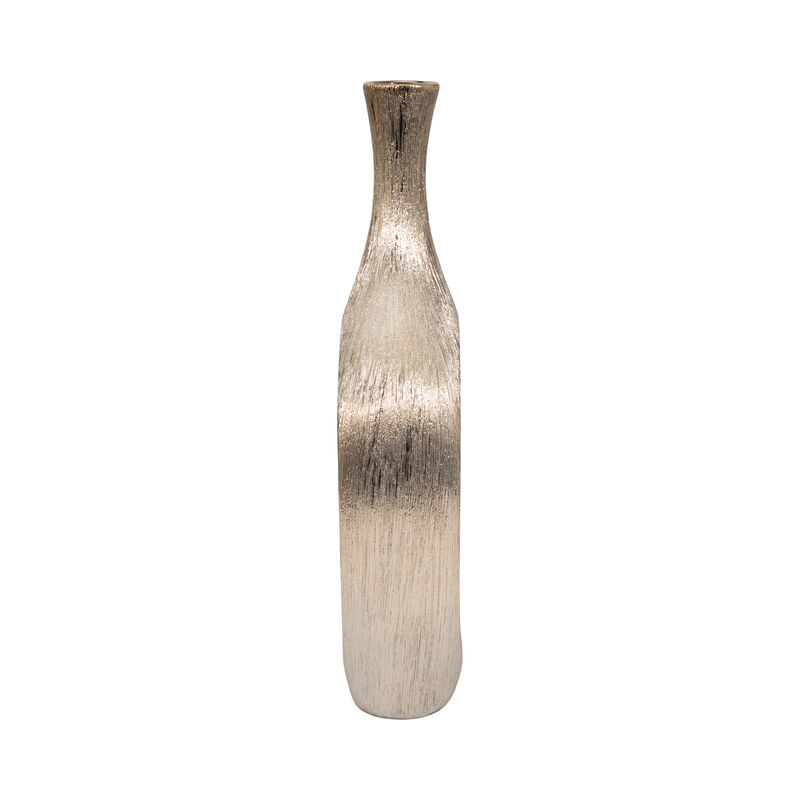 19" Scratched Open Cut Vase image number 3
