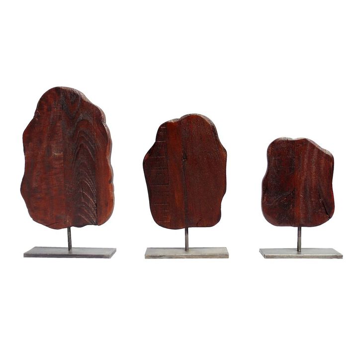 Sama Décor 3-Piece Set in Brown