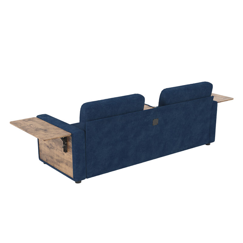 Pismeg  Pull-Out Storage Drawers Loveseat image number 8
