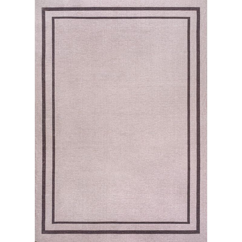 Sloane Classic 2-Stripe Border Washable Area Rug