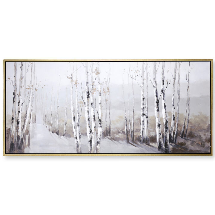 Snowy Grove Canvas