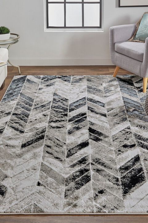 Micah 3048F Gray/Silver 1'8" x 2'10" Rug