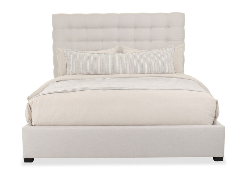 Avery Button-Tufted King Bed