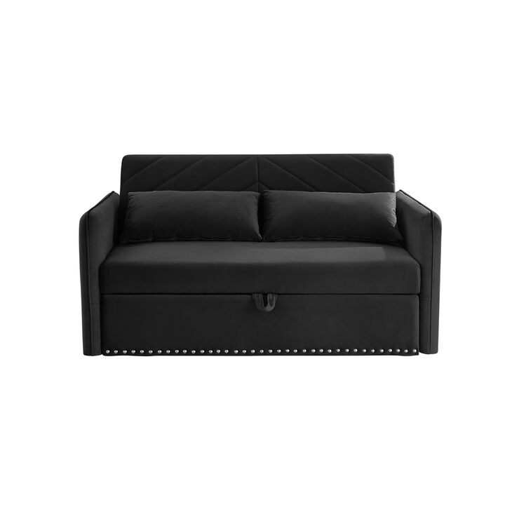 Merax Adjustable Sleeper Sofa with Pull-out Bed