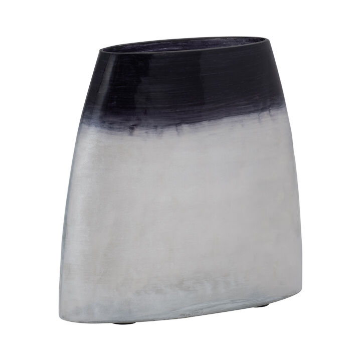 Glass, 8" Ombre Vase, Blue