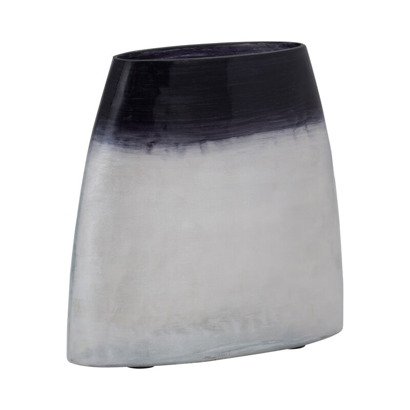 Glass, 8" Ombre Vase, Blue image number 1