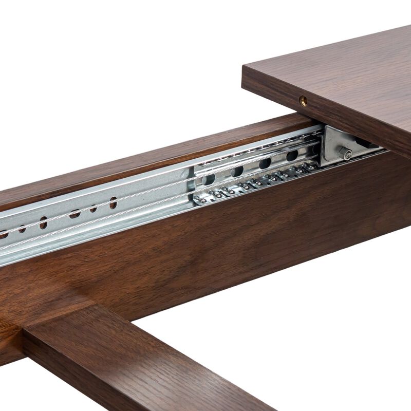 Clihome Dining Table,106.3 In  Large Extendable Kitchen Table image number 4