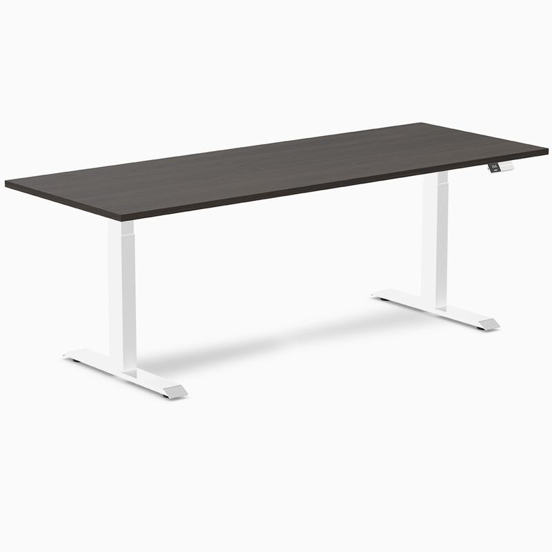 Desky Dual Laminate Sit Stand Desk image number 0