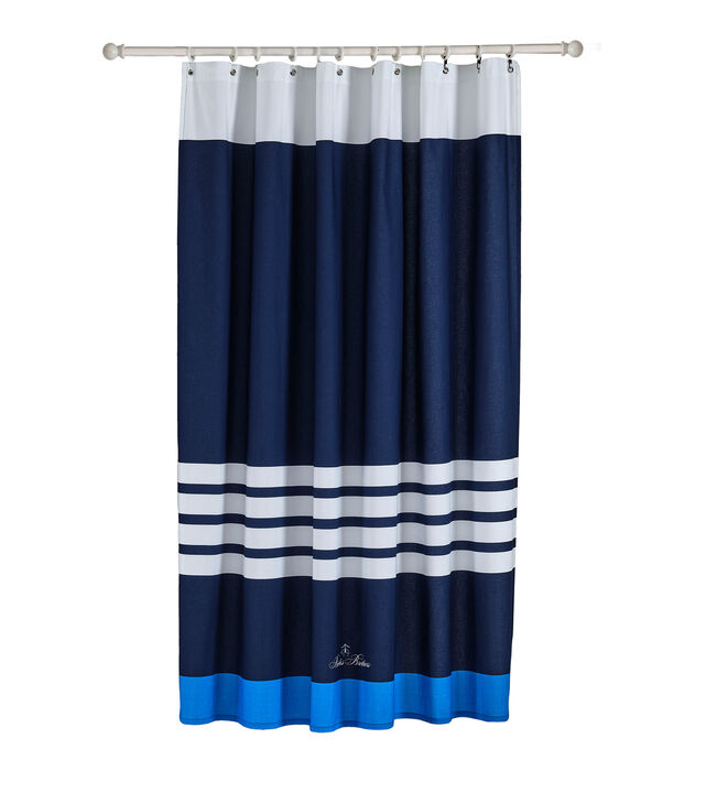 Brooks Brothers Nautical Blanket Stripe Shower Curtain