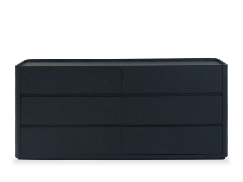 Nomad 6-Drawer Dresser in Black