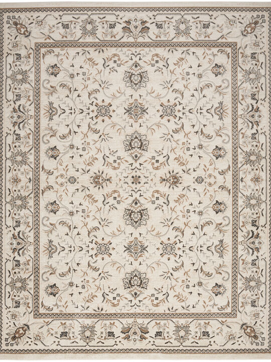Serenity Home SRH02 Ivory/Mocha 10' x 14' Rug
