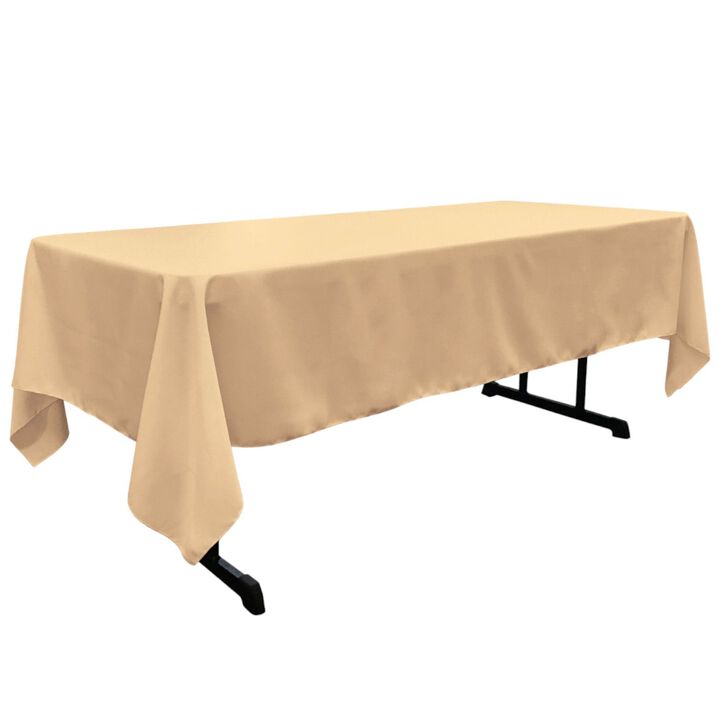Rectangular Tablecloth 60 by 126 Inch Polyester Poplin