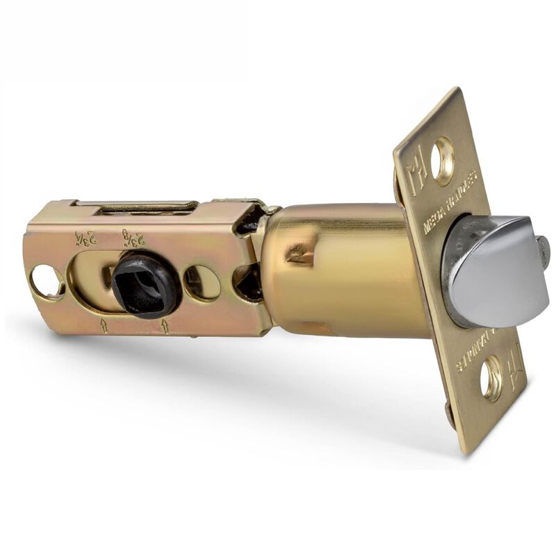 Mega Handles 2-Way Adjustable Entry Replacement Door Latch | Universal for Half Moon Spindles