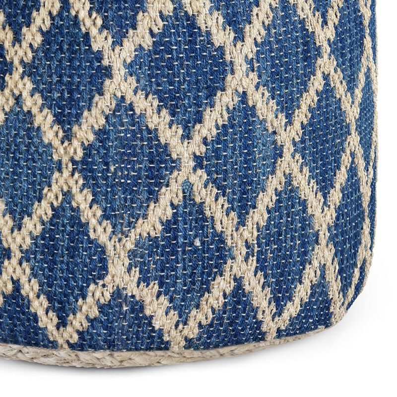 Simpli Home Edgeley Round Pouf image number 5