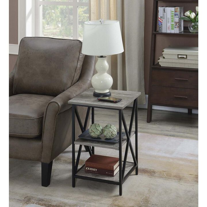 Convience Concept, Inc. Tucson 3 Tier End Table