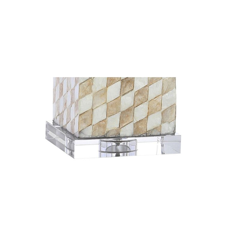 Daniel Seashell/Crystal LED Table Lamp