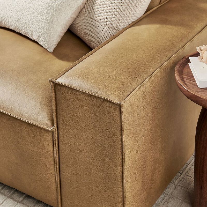 Restore 3-Piece Vegan Leather Modular Sofa Set image number 9