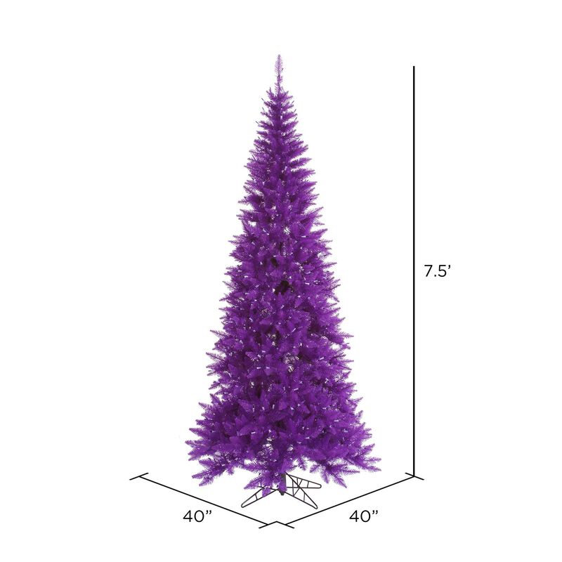 Vickerman Purple Slim Fir Tree - image number 2
