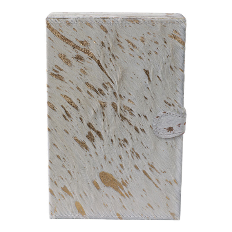 Hair On Hide Speckled Box, Tan image number 4