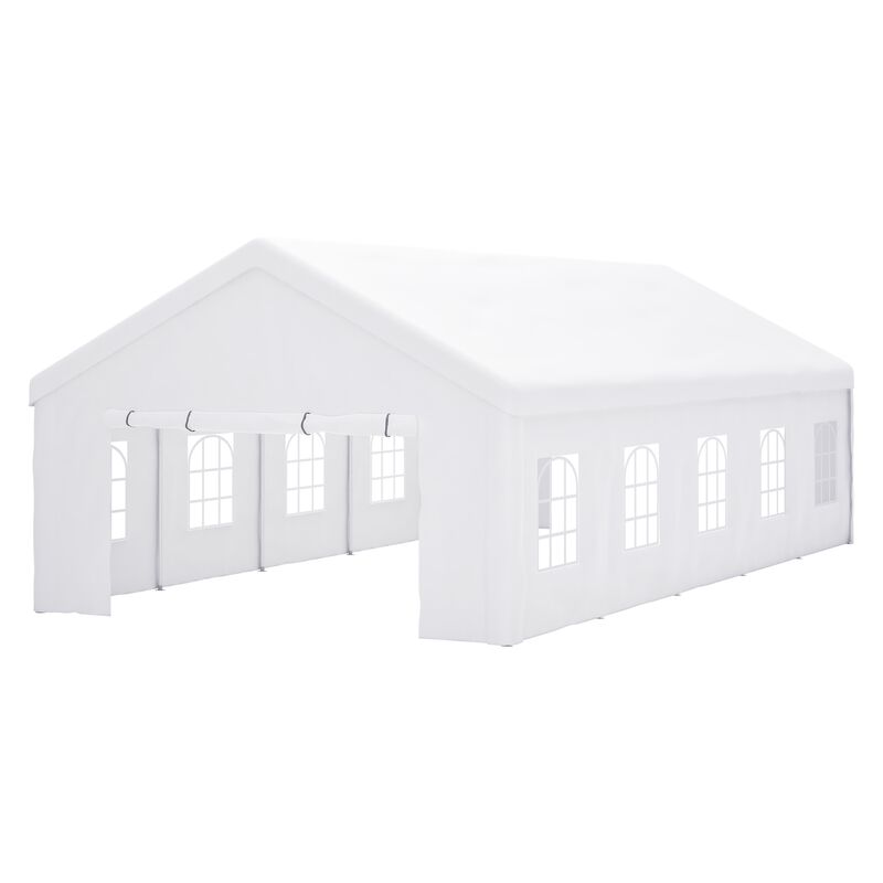 16x32 FT Party Tent with 3 Storage Bags & Removable Sidewalls, Outdoor Canopy Gazebo image number 0