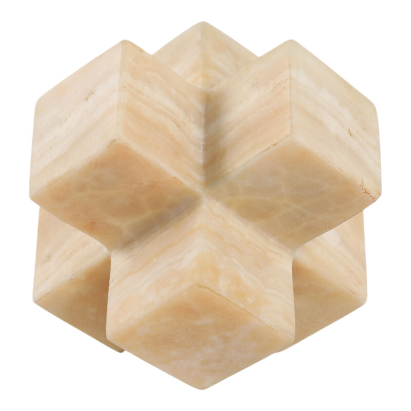 4" Onyx Marble Jack, Ivory image number 3