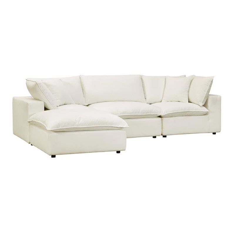 Cali Natural Performance Fabric Modular 4 Piece Sectional image number 0