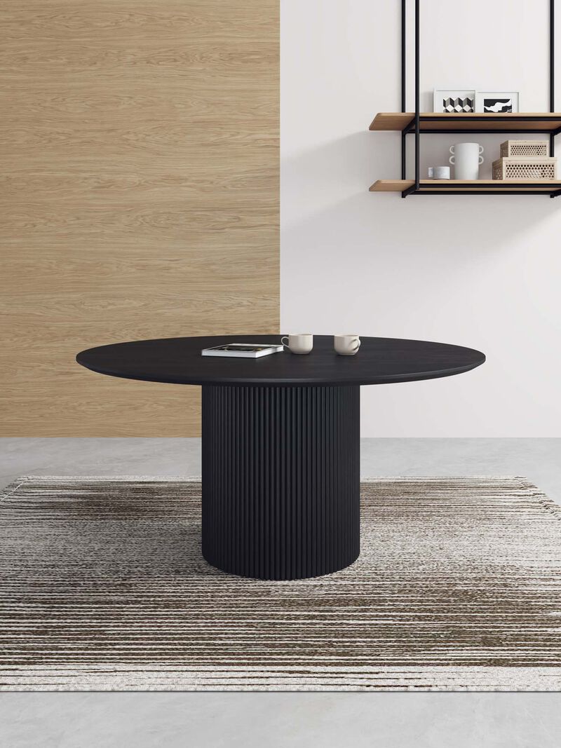 Hathaway Large Dining Table in Black