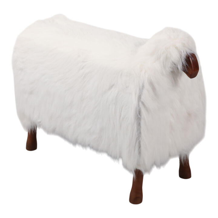 44x33" Faux Fur Sheep