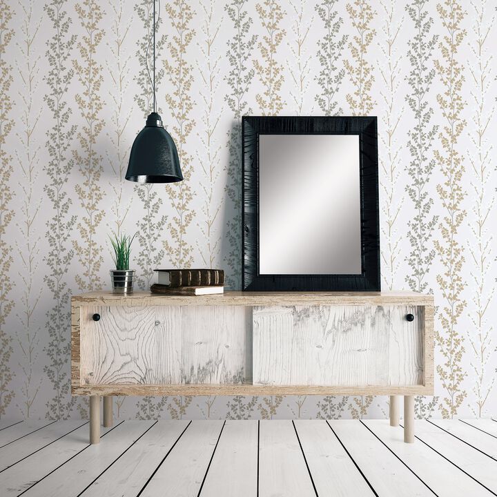 Nordic Elements Floral Silver Grey Wallpaper G56330