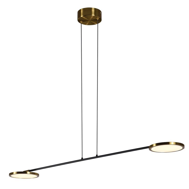 VONN Lighting Integrated LED Height Adjustable Linear Pendant Light