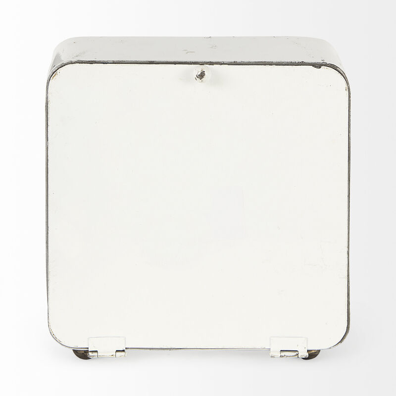 Karl White Table Clock image number 5