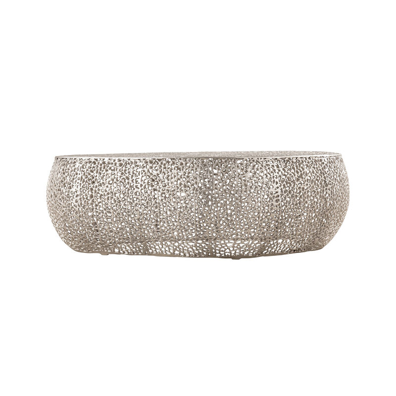 Iveressae Oval Open-Mesh Coffee Table image number 8
